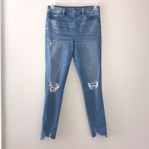 American Eagle super high rise jegging dream jean